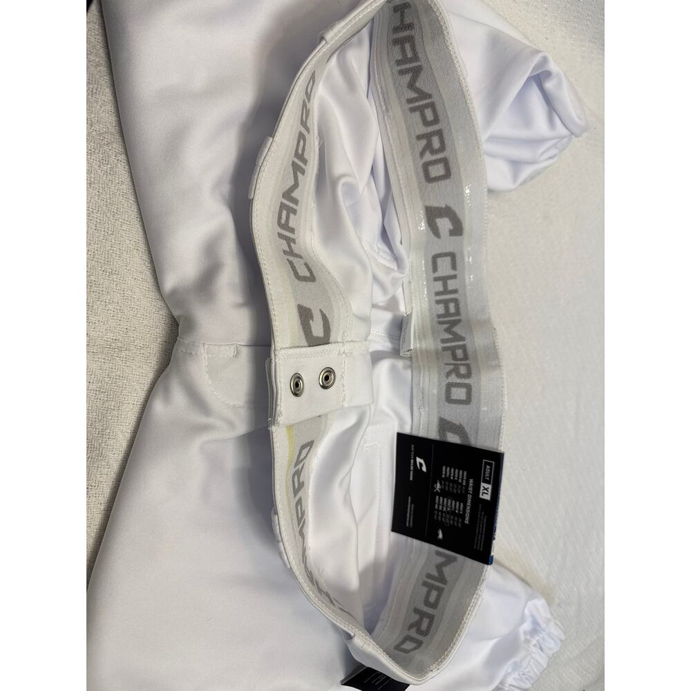 Champro Adult XL White Knicker Baseball Pants NWT 40-42 Waist - Picture 10 of 14